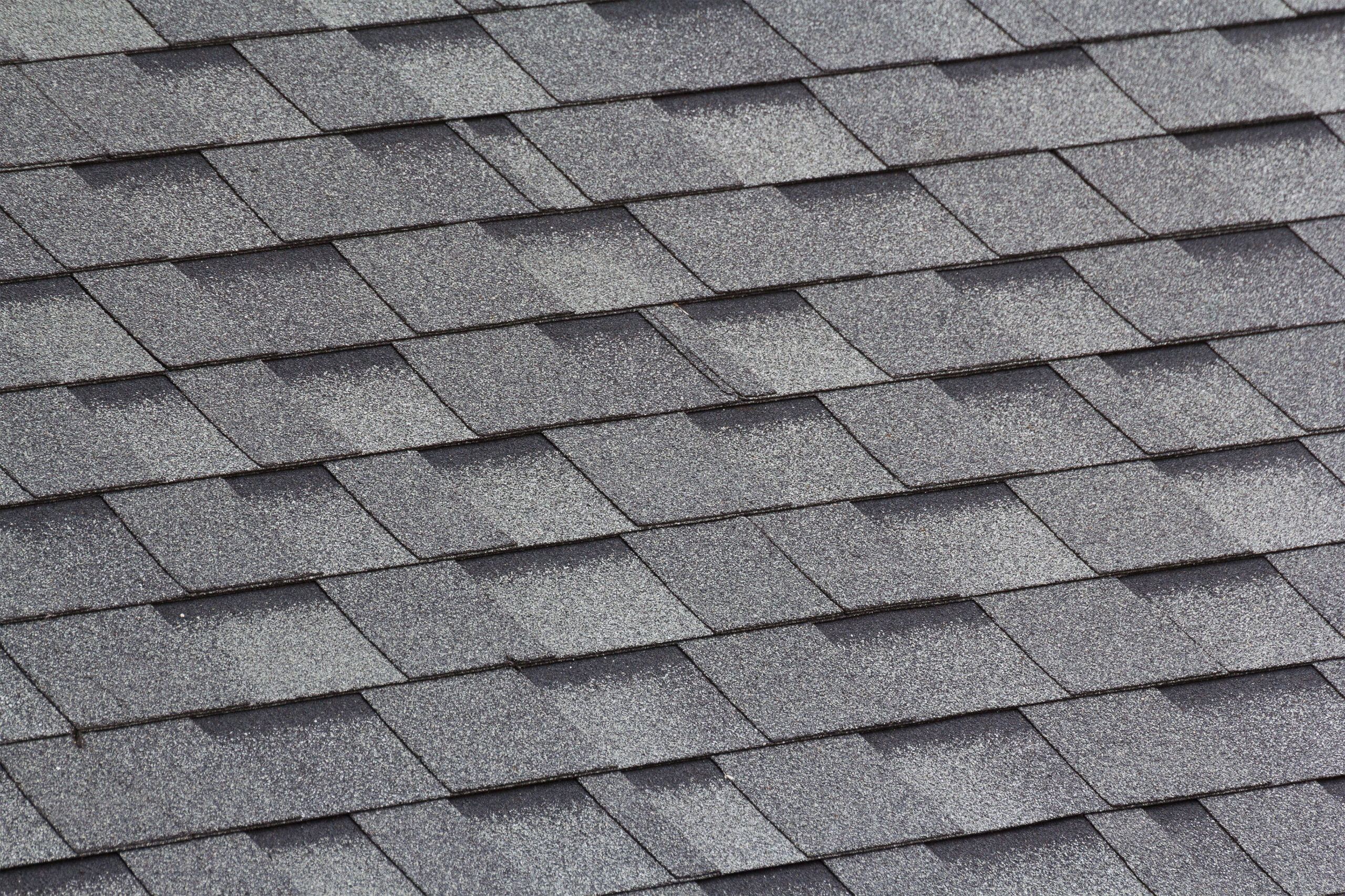 Up-close image of asphalt roofing