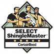 Select shinglemaster certifieed logo.